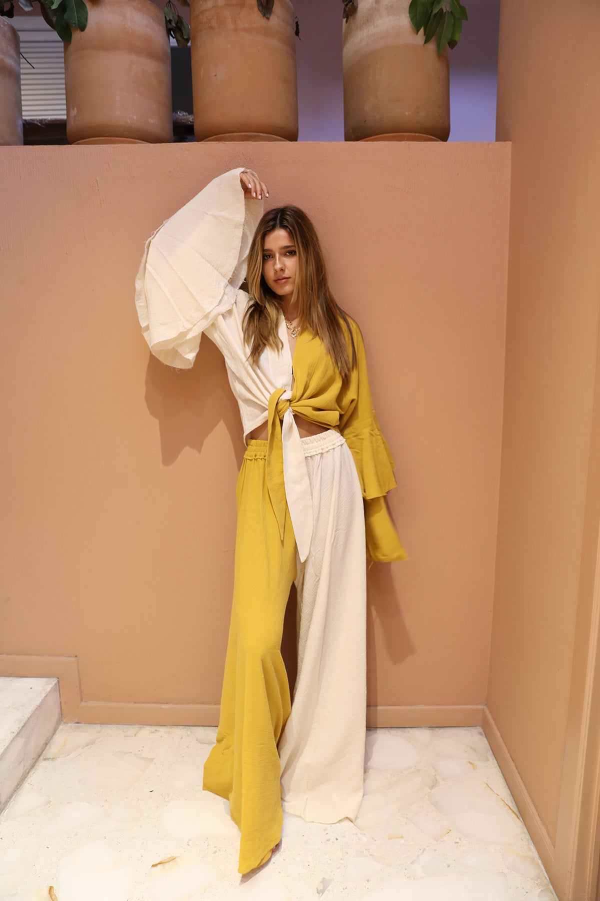 PANTALÓN EUGENIA BICOLOR